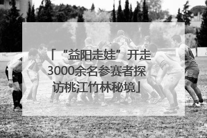 “益阳走娃”开走 3000余名参赛者探访桃江竹林秘境