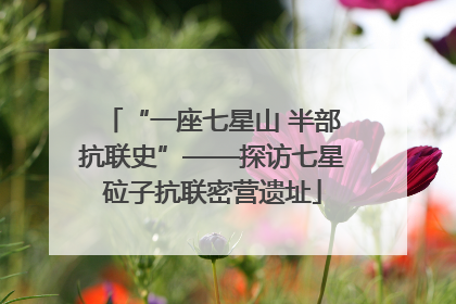 “一座七星山 半部抗联史”——探访七星砬子抗联密营遗址