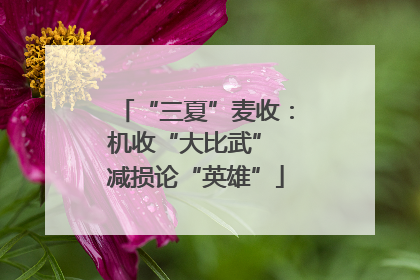 “三夏”麦收：机收“大比武” 减损论“英雄”