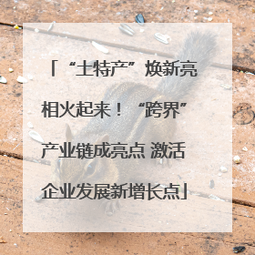 “土特产”焕新亮相火起来！“跨界”产业链成亮点 激活企业发展新增长点