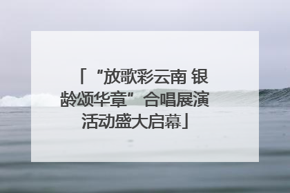 “放歌彩云南 银龄颂华章”合唱展演活动盛大启幕