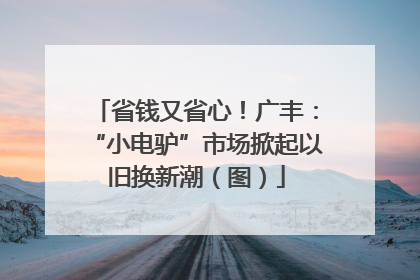 省钱又省心！广丰：“小电驴”市场掀起以旧换新潮（图）