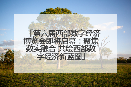 第六届西部数字经济博览会即将启幕：聚焦数实融合 共绘西部数字经济新蓝图
