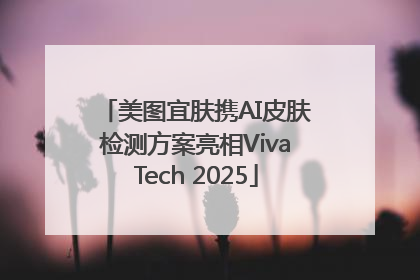 美图宜肤携AI皮肤检测方案亮相VivaTech 2025