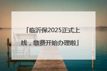 临沂保2025正式上线，缴费开始办理啦