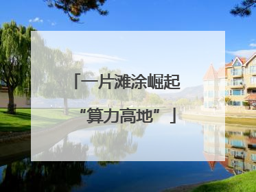一片滩涂崛起“算力高地”