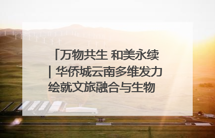 万物共生 和美永续｜华侨城云南多维发力 绘就文旅融合与生物多样性保护新图景
