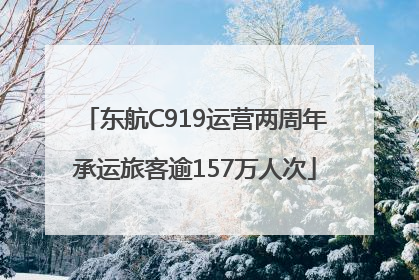 东航C919运营两周年承运旅客逾157万人次