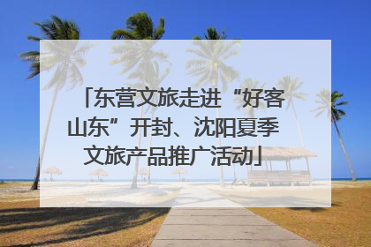 东营文旅走进“好客山东”开封、沈阳夏季文旅产品推广活动