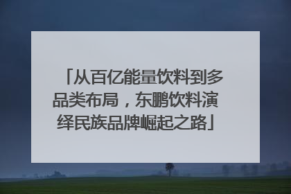 从百亿能量饮料到多品类布局，东鹏饮料演绎民族品牌崛起之路