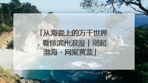 从海瓷上的万千世界，看懂滨州浪漫｜潮起渤海・网聚黄蓝