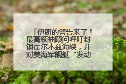 伊朗的警告来了！最高领袖顾问呼吁封锁霍尔木兹海峡，并对美海军舰艇“发动导弹袭击”