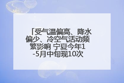 受气温偏高、降水偏少、冷空气活动频繁影响 宁夏今年1-5月中旬现10次定级沙尘天气过程