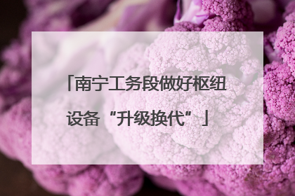 南宁工务段做好枢纽设备“升级换代”