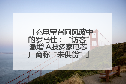 充电宝召回风波中的罗马仕：“访客”激增 A股多家电芯厂商称“未供货”