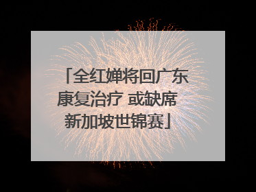 全红婵将回广东康复治疗 或缺席新加坡世锦赛