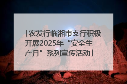 农发行临湘市支行积极开展2025年“安全生产月”系列宣传活动