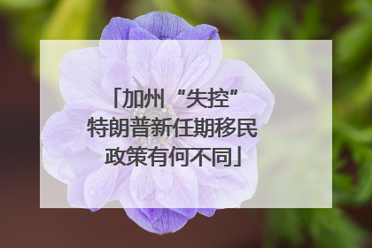 加州“失控” 特朗普新任期移民政策有何不同