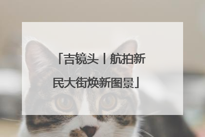 吉镜头丨航拍新民大街焕新图景