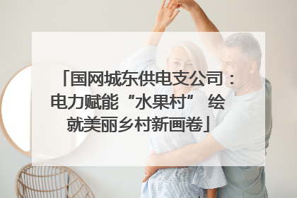 国网城东供电支公司：电力赋能“水果村” 绘就美丽乡村新画卷