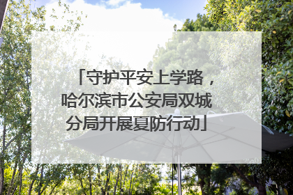 守护平安上学路，哈尔滨市公安局双城分局开展夏防行动