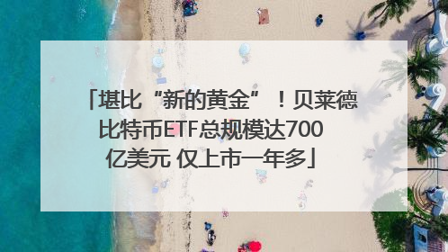 堪比“新的黄金”！贝莱德比特币ETF总规模达700亿美元 仅上市一年多