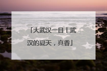 大武汉一日丨武汉的夏天，真香