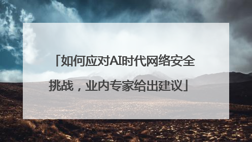 如何应对AI时代网络安全挑战，业内专家给出建议
