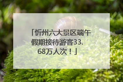 忻州六大景区端午假期接待游客33.68万人次！