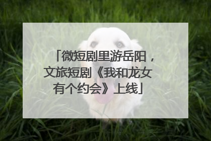 微短剧里游岳阳，文旅短剧《我和龙女有个约会》上线