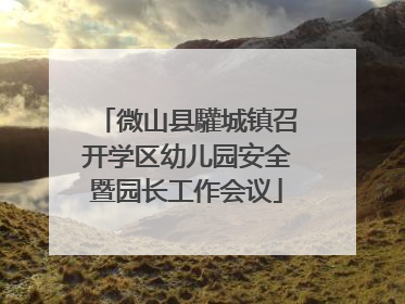 微山县驩城镇召开学区幼儿园安全暨园长工作会议