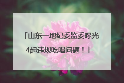 山东一地纪委监委曝光4起违规吃喝问题！