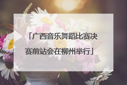 广西音乐舞蹈比赛决赛前站会在柳州举行