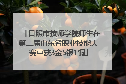 日照市技师学院师生在第二届山东省职业技能大赛中获3金5银1铜