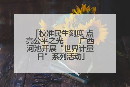 校准民生刻度 点亮公平之光——广西河池开展“世界计量日”系列活动