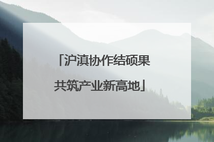 沪滇协作结硕果 共筑产业新高地