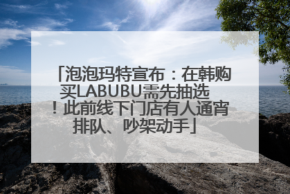 泡泡玛特宣布：在韩购买LABUBU需先抽选！此前线下门店有人通宵排队、吵架动手