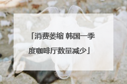 消费萎缩 韩国一季度咖啡厅数量减少
