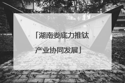 湖南娄底力推钛产业协同发展