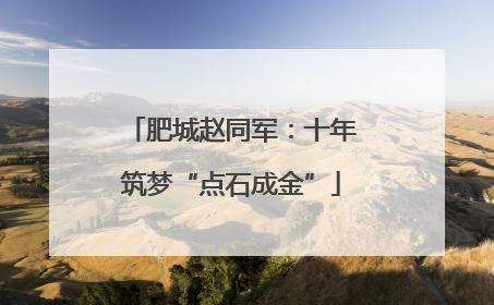 肥城赵同军：十年筑梦“点石成金”