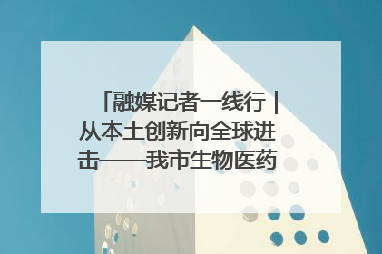 融媒记者一线行｜从本土创新向全球进击——我市生物医药产业破茧突围