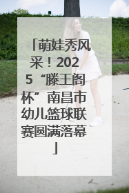 萌娃秀风采！2025“滕王阁杯”南昌市幼儿篮球联赛圆满落幕