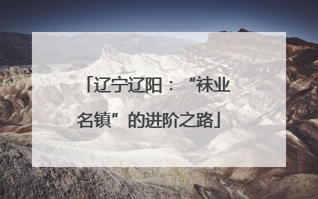 辽宁辽阳：“袜业名镇”的进阶之路