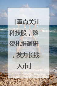 重点关注科技股，险资扎堆调研，发力长钱入市