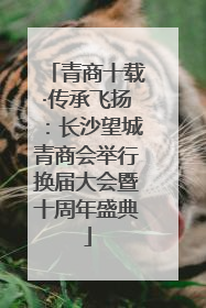 青商十载·传承飞扬：长沙望城青商会举行换届大会暨十周年盛典