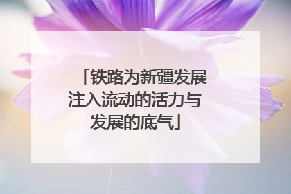 铁路为新疆发展注入流动的活力与发展的底气