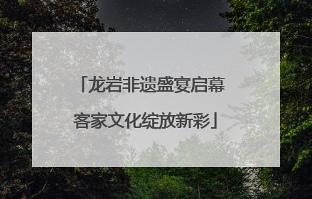 龙岩非遗盛宴启幕 客家文化绽放新彩