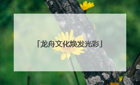 龙舟文化焕发光彩