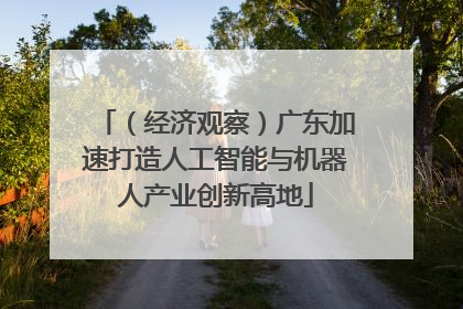 （经济观察）广东加速打造人工智能与机器人产业创新高地