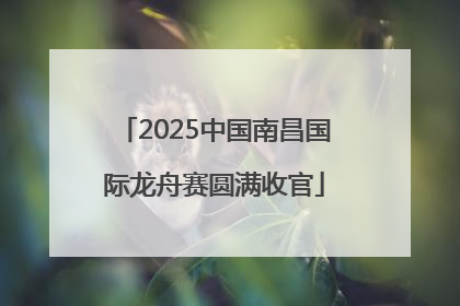 2025中国南昌国际龙舟赛圆满收官